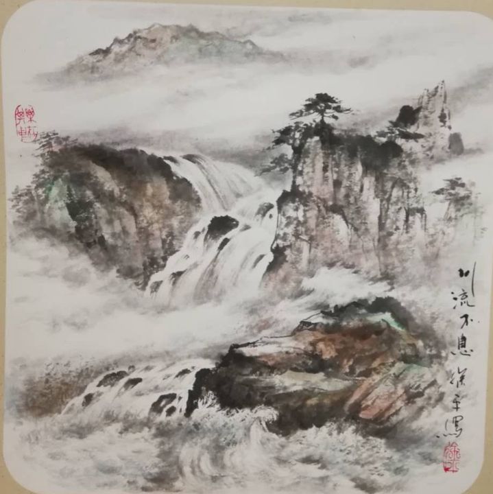Pintura titulada "Xu Ping's Chinese P…" por Ping Xu Xu Ping, Obra de arte original, Tinta