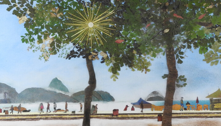 Collages titled "Rio de Janeiro" by Y. Itogawa, Original Artwork
