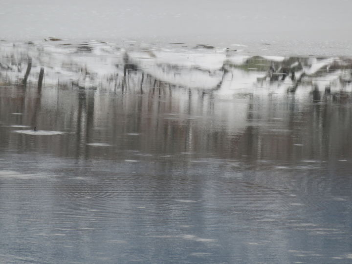 Photographie intitulée "Reflets-glacés-1.jpg" par Yasmina Younes, Œuvre d'art originale,