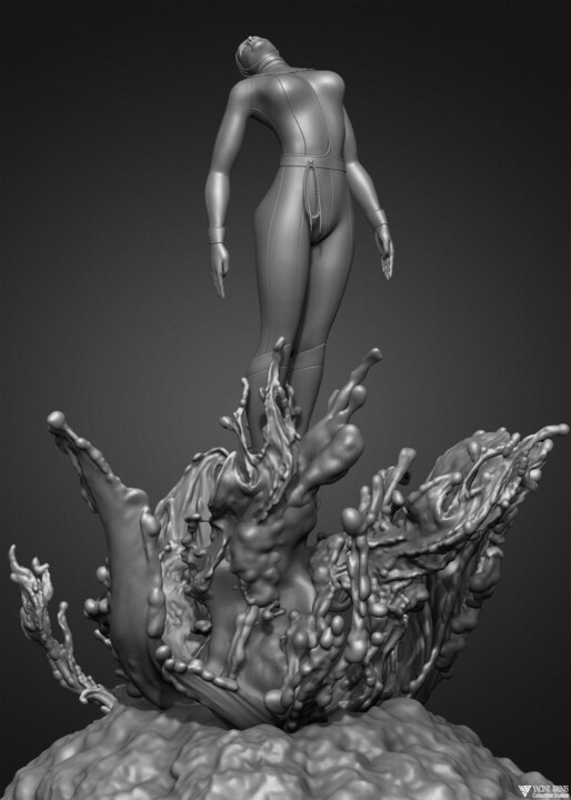 「Wonder Woman TV Sho…」というタイトルのデジタルアーツ Yacine Brinisによって, オリジナルのアートワーク, 3Dスカルプティング