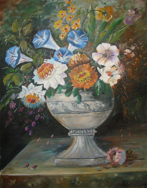 Bouquet De Fleurs Nature Morte Yacine