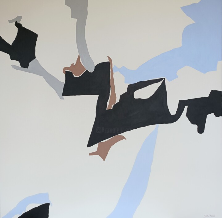 Malerei mit dem Titel "SYMPHONIE 1" von Yaëlle Perez, Original-Kunstwerk, Acryl Auf Keilrahmen aus Holz montiert