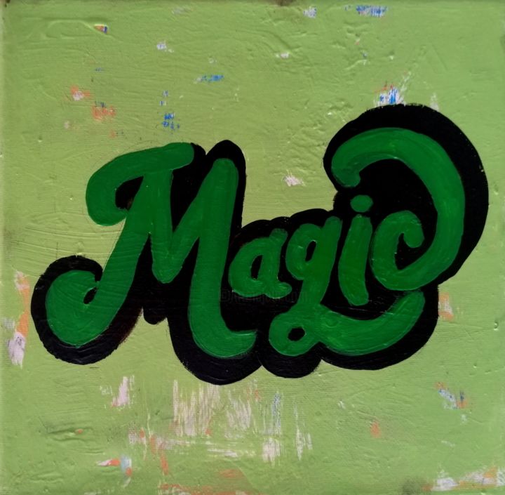 Painting titled "Magic" by Yağmur Turan, Original Artwork, Acrylic