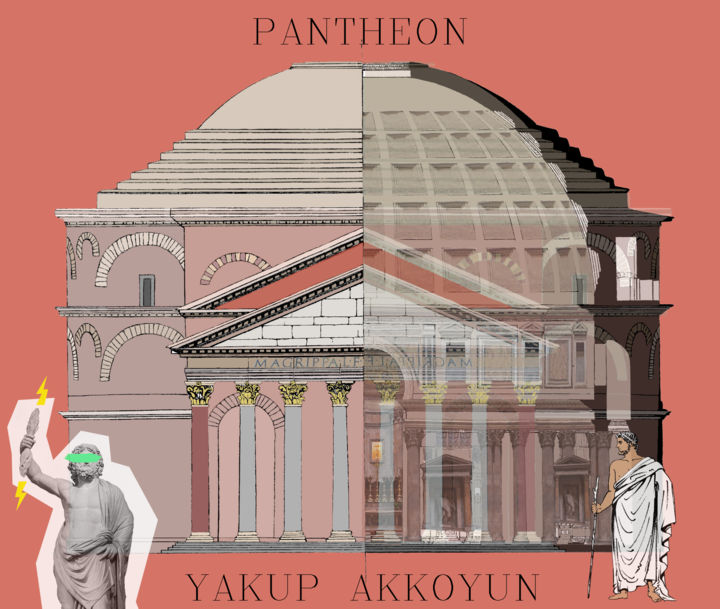 "PANTHEON" başlıklı Dijital Sanat Yakup Akkoyun tarafından, Orijinal sanat, Dijital Resim