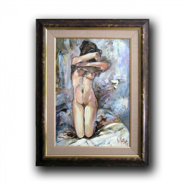 Ζωγραφική με τίτλο "Evening dresses Nude" από Gallery Yamelievi Yameliev, Αυθεντικά έργα τέχνης