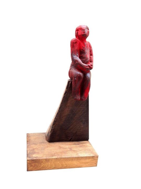 Sculpture titled "Isolation.jpg" by Yamen Yousef, Original Artwork