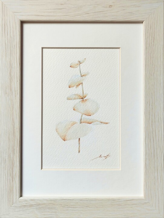 Картина под названием ""Eucalyptus"" - Yana Dulger, Подлинное произведение искусства, Акварель