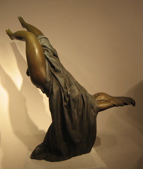 Sculpture intitulée "《梦不醒的季节》铸铜" par Xue Jun Yang, Œuvre d'art originale