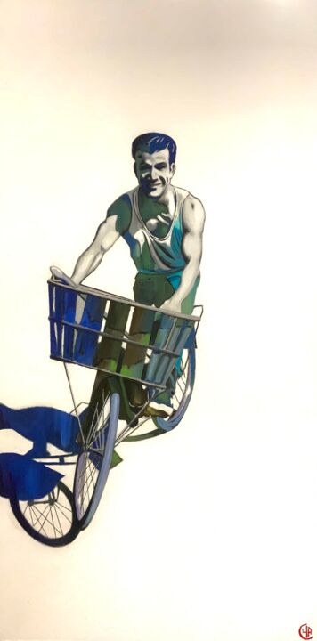 Peinture intitulée "Colors 1947" par Yann Comtat, Œuvre d'art originale, Acrylique