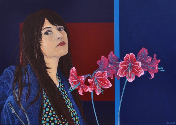 Painting titled "Morgane" by Yann Michael Talvas, Original Artwork, Acrylic