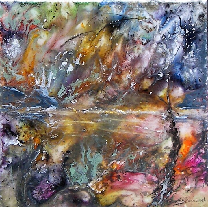 Картина под названием ""Un soir d'été"" - Yannick Bernard, Подлинное произведение искусства, Масло