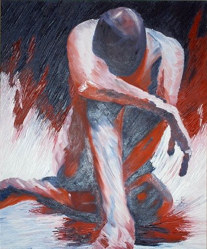 Pintura titulada "Slave( Köle)" por Yasemin Aktaş, Obra de arte original