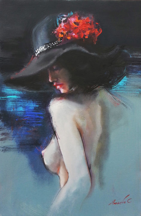 Pintura intitulada "Nude20" por Yaseneva Svetlana, Obras de arte originais, Acrílico