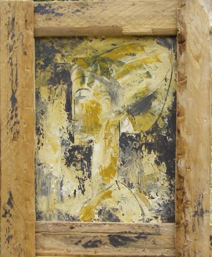 Peinture intitulée "MODI" par Yasmeen, Œuvre d'art originale, Acrylique