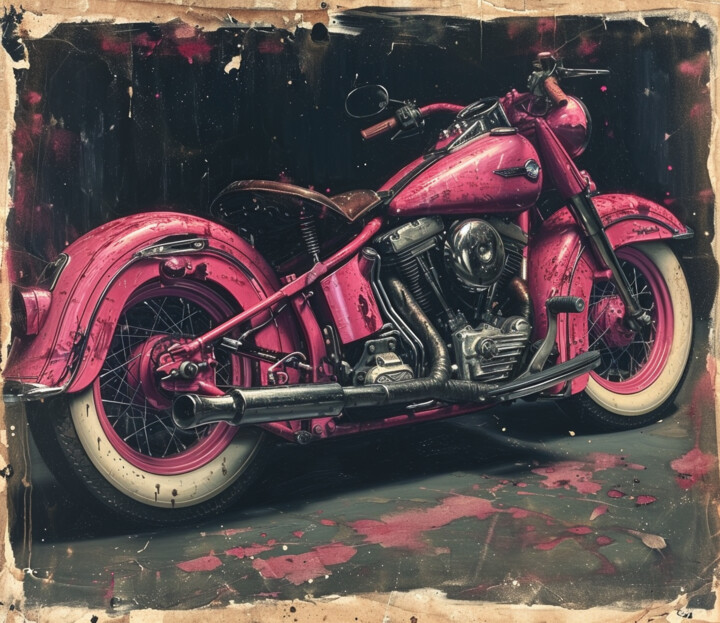 Картина под названием "Pink Babe" - Yass, Подлинное произведение искусства, Акрил