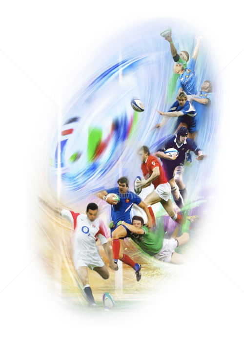 数字艺术 标题为“Sport-rugby-YR67 50…” 由Ydan Sarciat, 原创艺术品, 数字油画