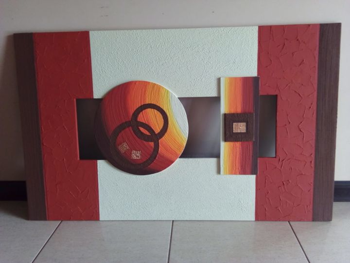 Peinture intitulée "abstrac.jpeg" par Pau López, Œuvre d'art originale, Acrylique