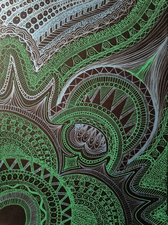 Drawing titled "S/título" by Yessica Aileen Sousa, Original Artwork, Marker