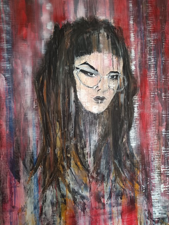 Peinture intitulée "The making of OfYou" par Yessica Aileen Sousa, Œuvre d'art originale, Pastel