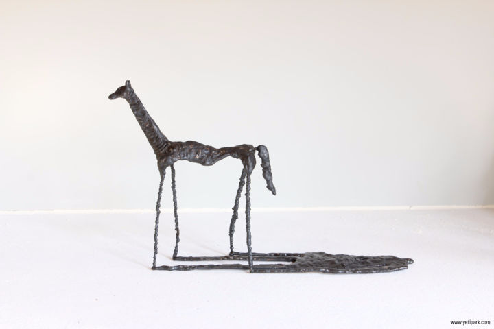 Sculpture titled "ombre_1" by Yeaji Park, Original Artwork, Metals