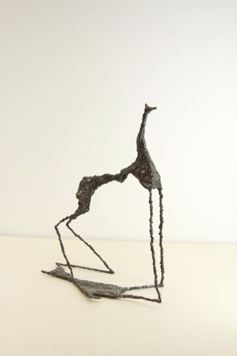 Escultura intitulada "ombre_3" por Yeaji Park, Obras de arte originais, Metais