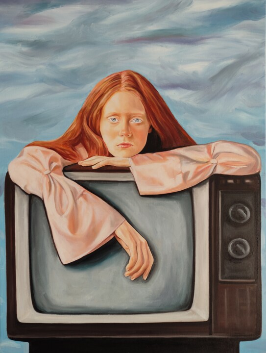 Pintura titulada "Emptiness" por Yeva Petrosyan, Obra de arte original, Oleo