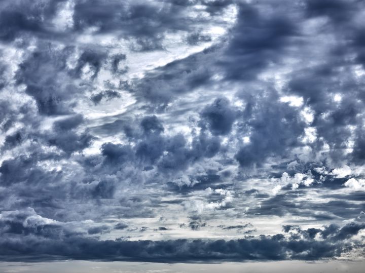 Fotografie mit dem Titel "Sea of clouds" von Ygsendd, Original-Kunstwerk, Digitale Fotografie Auf Aluminium montiert