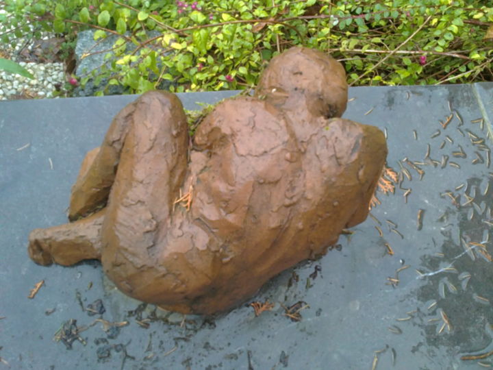 Sculpture intitulée "tourment" par Yingo, Œuvre d'art originale