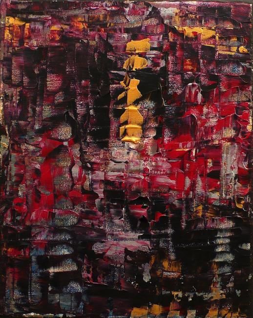 Painting titled "SHANGHAI" by Yohan Chiche, Original Artwork, Oil