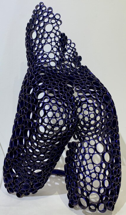 Skulptur mit dem Titel "Bolero" von Yohan Plu, Original-Kunstwerk, Metalle