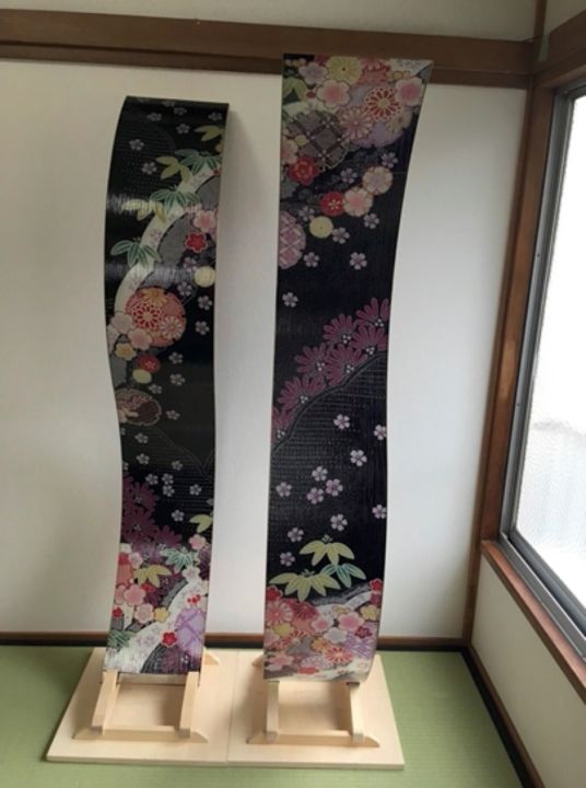 Sculpture titled "View of Cherry Blos…" by Mitsuyasu Yokota, Original Artwork, Glass