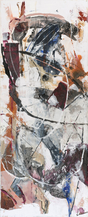 Картина под названием "Sinfonía" - Yolanda Luna, Подлинное произведение искусства, Акрил Установлен на Деревянная рама для н…
