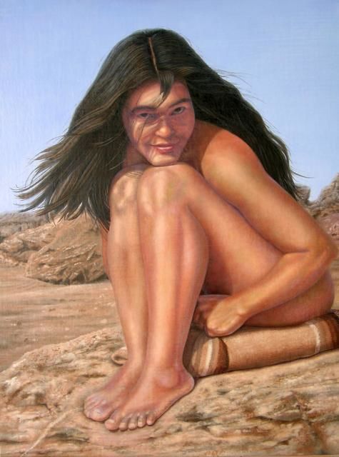 Pintura titulada "Colores de mi piel" por Yolanda Castro Contreras, Obra de arte original