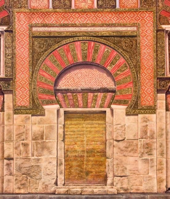 Pintura titulada "El templo de las cu…" por Yolanda Castro Contreras, Obra de arte original