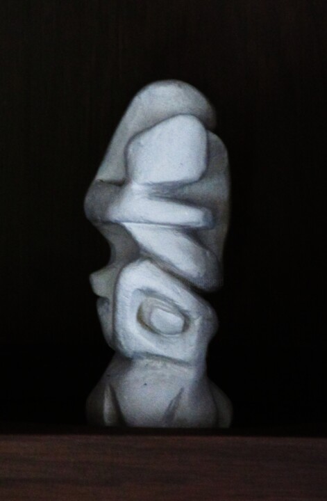 Sculpture titled "CALIN" by Yolande (Yo) Gaspard, Original Artwork, Clay