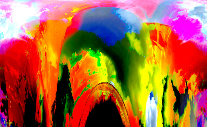 Digital Arts titled "The Earth Core" by Yolidimages, Original Artwork, 2D Digital Work