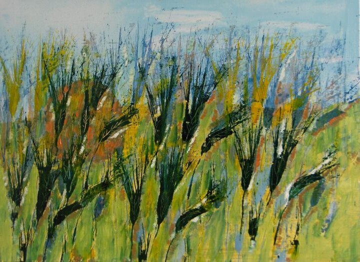 Printmaking titled "in tge field…" by Yoram Lilach, Original Artwork