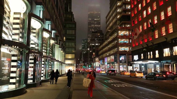 Photography titled "Foggy Night in New…" by Yotvat Kariti, Original Art, Digital Photography