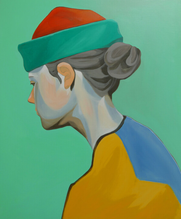 Pittura intitolato "self perception" da Young Park, Opera d'arte originale, Acrilico