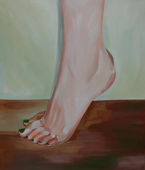 Peinture intitulée "One step higher tow…" par Young Park, Œuvre d'art originale, Acrylique