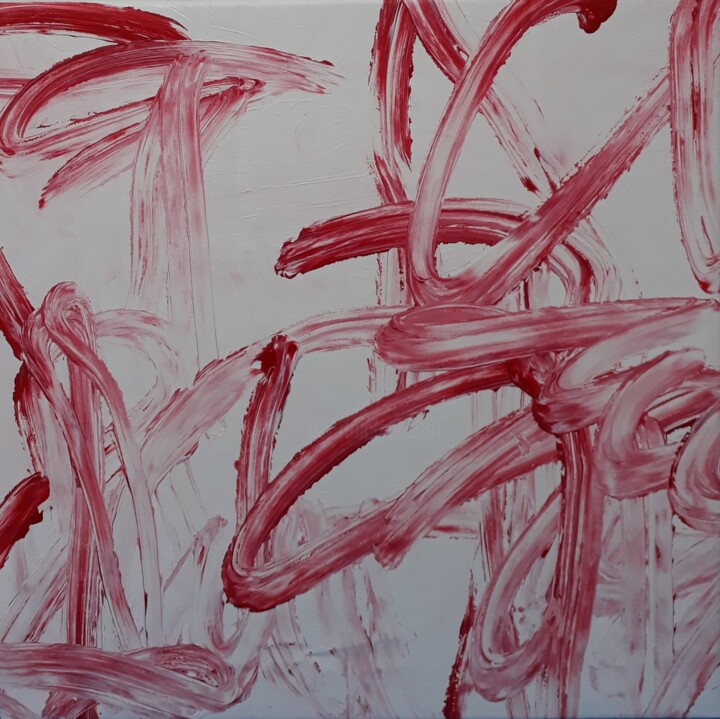 Painting titled "RHEMA2" by Pinky, Original Artwork, Acrylic