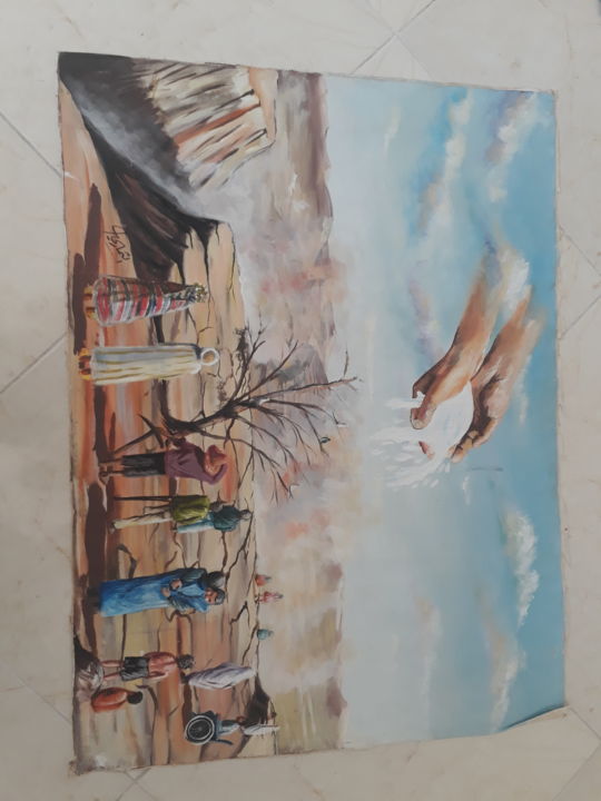Peinture intitulée "20180708-161046.jpg" par Youssef Ayad, Œuvre d'art originale,