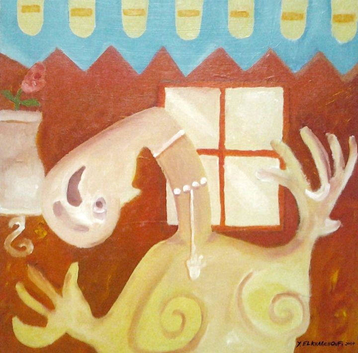 Pittura intitolato "10450435-8089270224…" da Youssef El Kharchoufi, Opera d'arte originale
