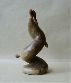 Скульптура под названием "les amoureux" - Millogo Jean-Luc, Подлинное произведение искусства
