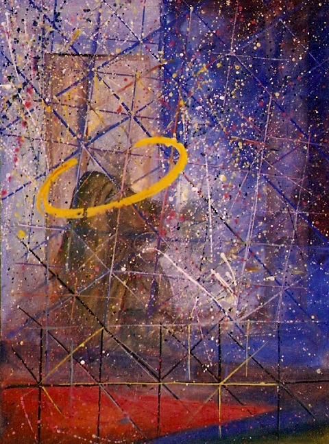 Malerei mit dem Titel "subconscious serise4" von Yousuf Sheikh, Original-Kunstwerk