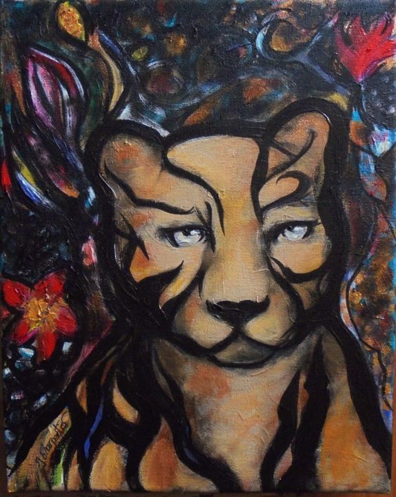 Painting titled "Wild Dream" by Isabelle Charpentier, Original Artwork