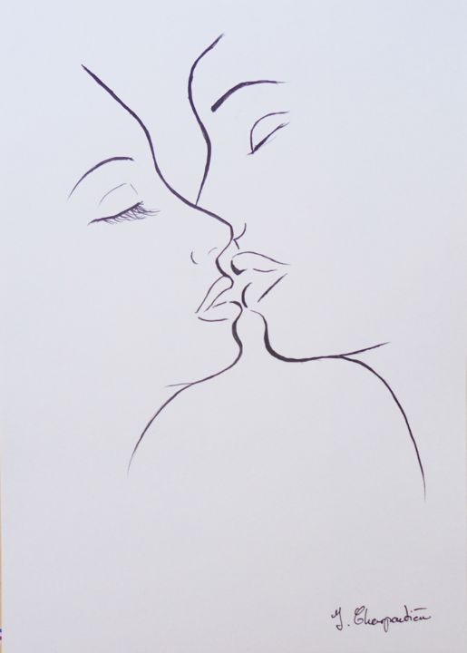 Peinture intitulée "Douceur" par Isabelle Charpentier, Œuvre d'art originale