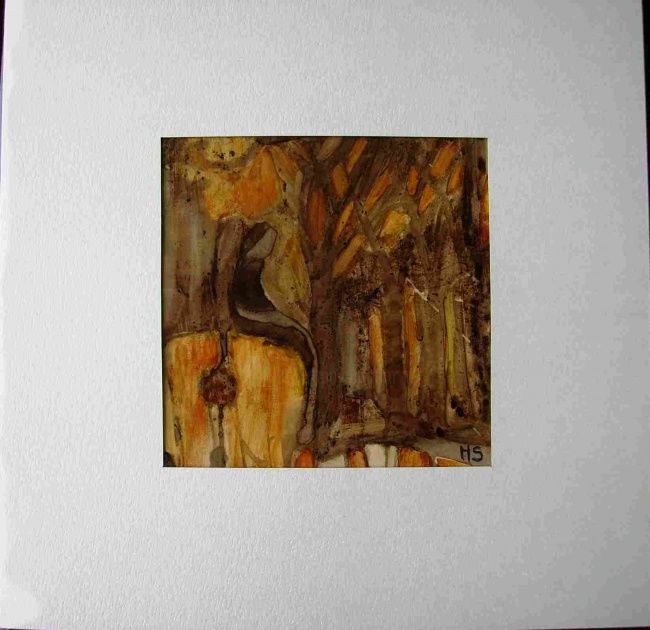 Painting titled "orange" by Ytnes, Original Artwork