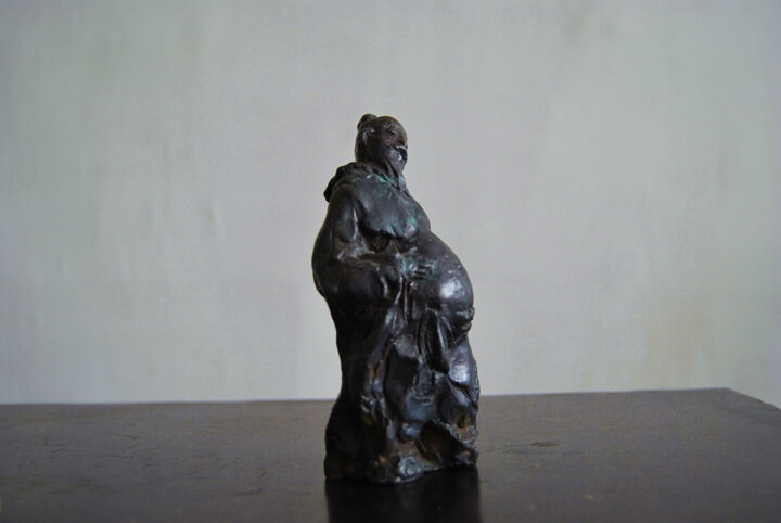 Скульптура под названием "Listen" - 明 袁, Подлинное произведение искусства, Металлы