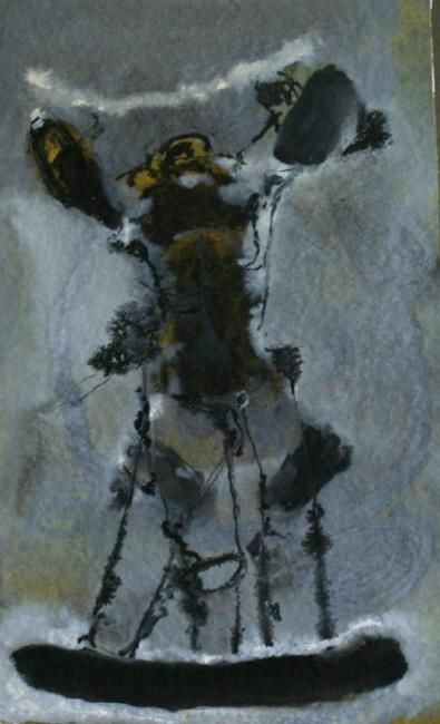 Malerei mit dem Titel "Abstract 17" von Yuliy Takov, Original-Kunstwerk, Öl